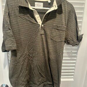 Billy Reid Men's Striped Polo XL